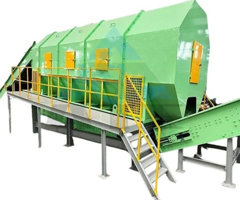 폐기물 수집기 트롬멜 스크린을 갖춘 Solid Landfill Waste Sorting Equipment