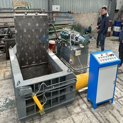 2000KG 큰 수압 폐기물 금속 발레어 철강 구리 알루미늄을 원활하게 재활용하기 위해