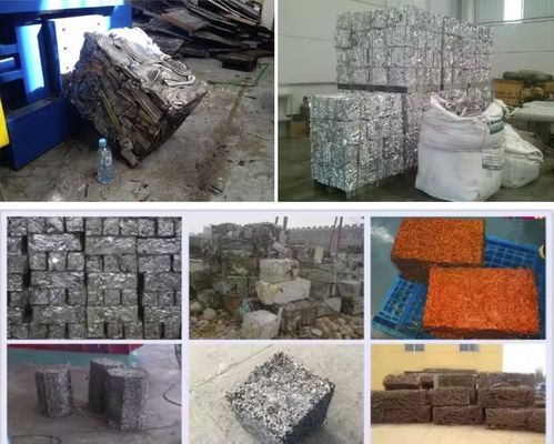 2000KG 큰 수압 폐기물 금속 발레어 철강 구리 알루미늄을 원활하게 재활용하기 위해