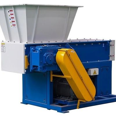 기계 수리 작업장에서 플라스틱 부엌 음식 폐기물을위한 강력한 단일 샤프트 Shredder