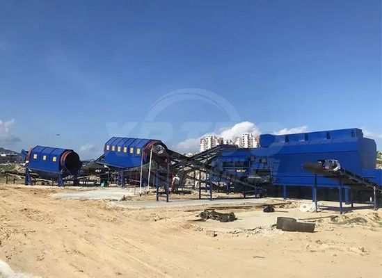 20~100t/h 가구 쓰레기 분류 공장 장비와 폐기물 분리 기계