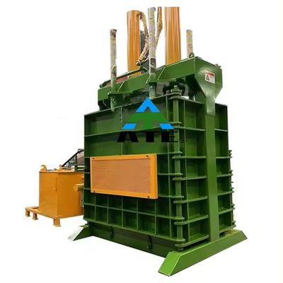 수직 폐기물 종이 플라스틱 필름 발레어 650 KG 발레 밀도와 양털 발레어 프레스