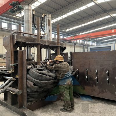 수직 폐기물 종이 플라스틱 필름 발레어 650 KG 발레 밀도와 양털 발레어 프레스