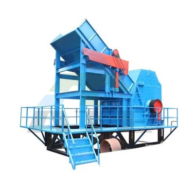 30kW 전력 탄소 강철 금속 폐기물 분쇄 기계 알루미늄 폐기물 분해