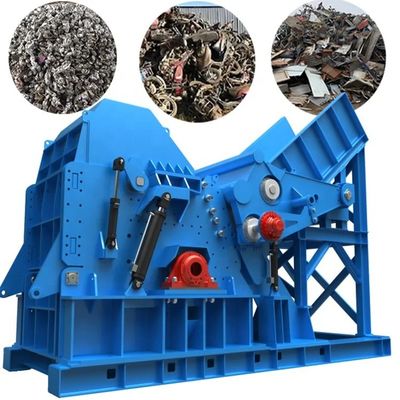 30kW 전력 탄소 강철 금속 폐기물 분쇄 기계 알루미늄 폐기물 분해