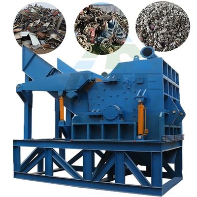 50kW 전력 자동차 껍질 자전거 철강 폐기물용 자동 폐기물 금속 분쇄 기계