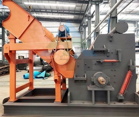 50kW 전력 자동차 껍질 자전거 철강 폐기물용 자동 폐기물 금속 분쇄 기계
