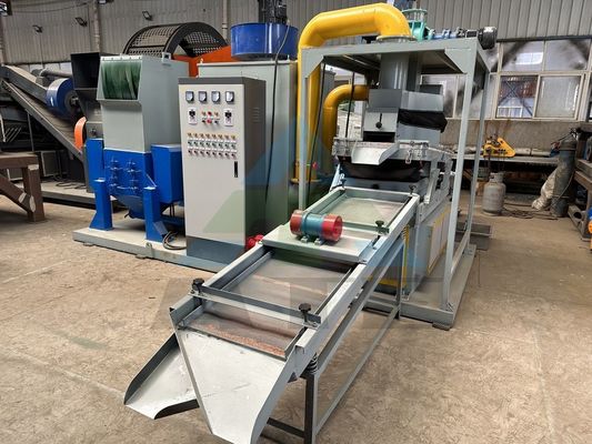 전문 케이블 granulator 구리 분리 기계 구리 철자 폐기물 재활용