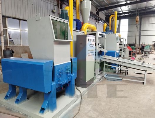 3000L / H 용량 구리 와이어 granulator 기계 고 자동화 폐기물 금속 재활용
