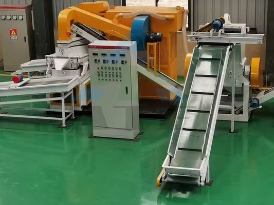 용량 300-500kg/h 구리 와이어 분쇄기 플라스틱과 구리를 분리하기 위한 구리 와이어 분쇄기