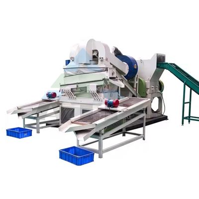 300-500kg/h 전기 케이블 재활용 공장 용 스랩 와이어 쉐러 분리 기계