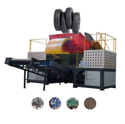 200~17000kg/h 생산 용량 고무 타이어 재활용용용 플라스틱 쉐이더 기계