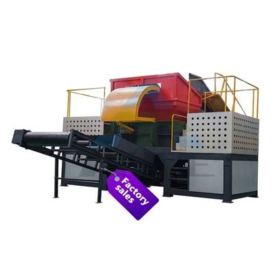 최대 생산 용량 kg/h 17000 폐타이어를 재활용하기 위한 이중 셰프트 타이어 쉐리더