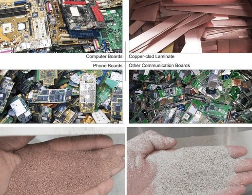 폐기물 귀금속 복구 기계 E 폐기물 PCB 회로판 재활용 분리