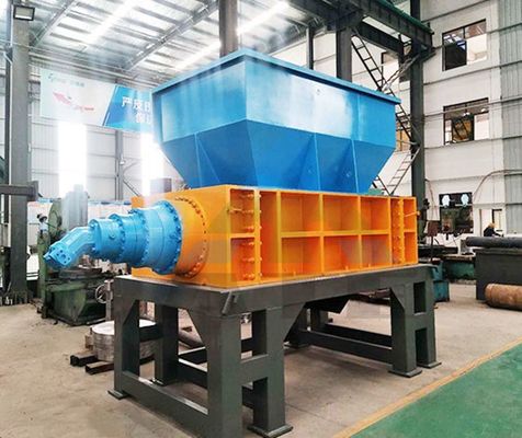 2.5T 구리 알루미늄 분리를 위한 단일 샤프트 라디에이터 쉐러더 재활용 공장