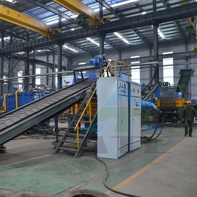 사용 된 타이어 듀플 샤프트 쉐러더 폐기물 타이어 재활용 기계 타이어 쉐러더 기계 2200 kg