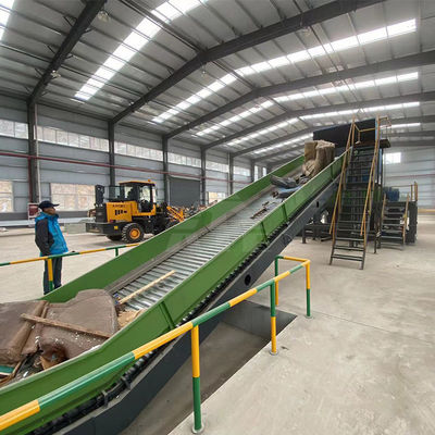 200-2200mm 입력 크기 컨베이어와 함께 두 개의 샤프트 목재 플라스틱 카드보드 Shredder