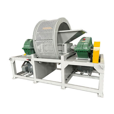 5000kg 모터 목재 팔레트 이중 셰프트 쉐더 타이어 머신 플라스틱 덩어리 쉐더 머신