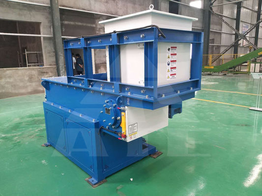 22kW 단일 샤프트 분쇄기 고 용량 플라스틱 카드보드 및 종이 재활용