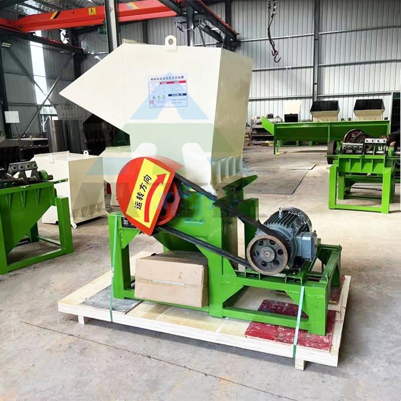 재활용 폐기물 플라스틱 병 300-350 kg/h 용량 단일 샤프트 분쇄 기계
