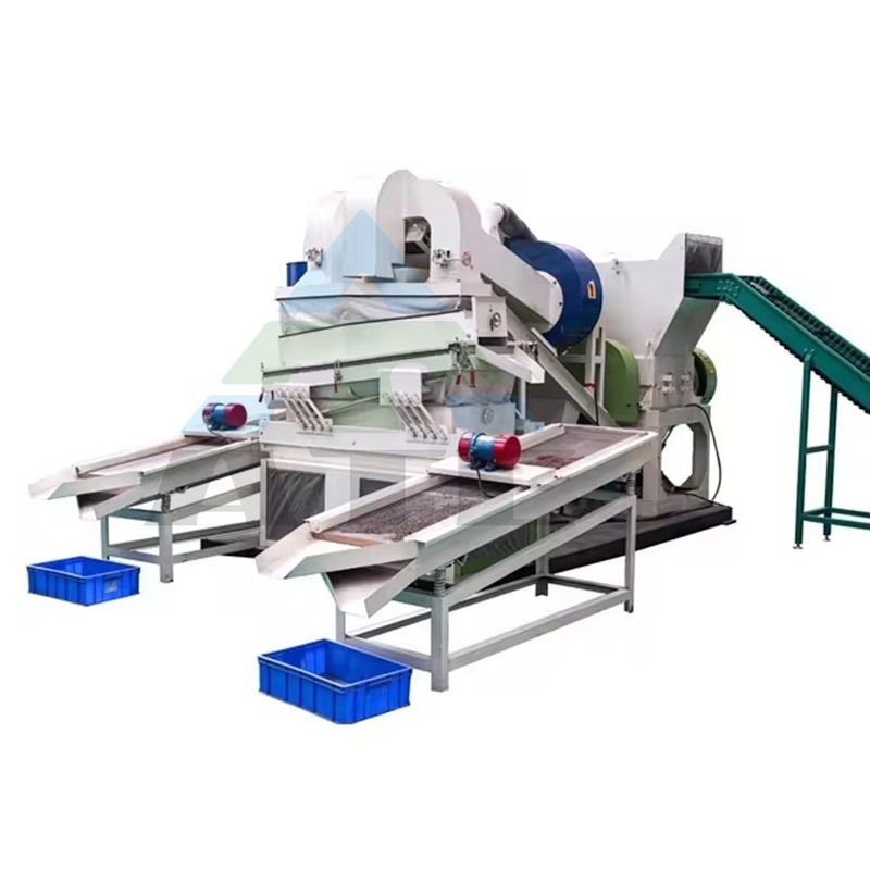 300-500kg/h 전기 케이블 재활용 공장 용 스랩 와이어 쉐러 분리 기계