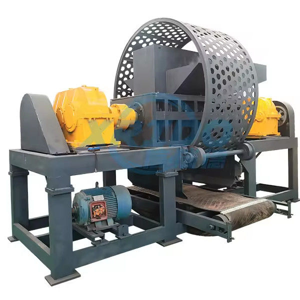 재활용 업계 타이어 스크레더 기계 와이어 타이어 2200 kg 무게 내구성 설계
