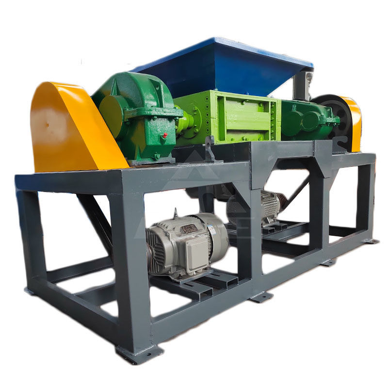 200-2200mm 입력 크기 플라스틱 및 금속 폐기물 자동 이중 샤프트 Shredder