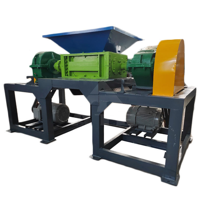 200-2200mm 입력 크기 컨베이어와 함께 두 개의 샤프트 목재 플라스틱 카드보드 Shredder